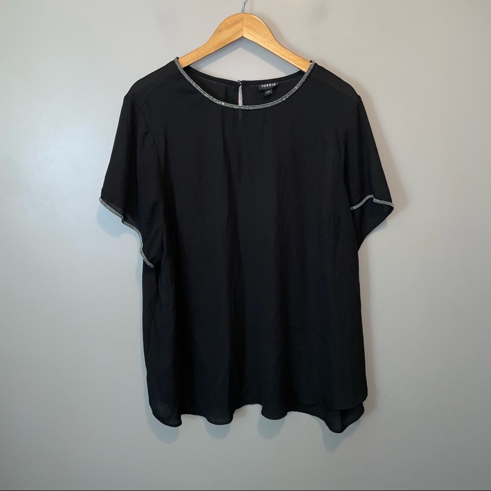 Torrid Jewel lined blouse